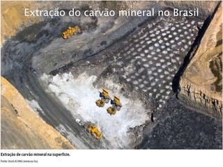 Extração do carvão mineral no Brasil
 