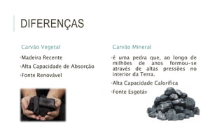 Carvão vegetal e mineral | PPT