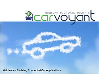 Middleware Enabling Connected Car Applications

 