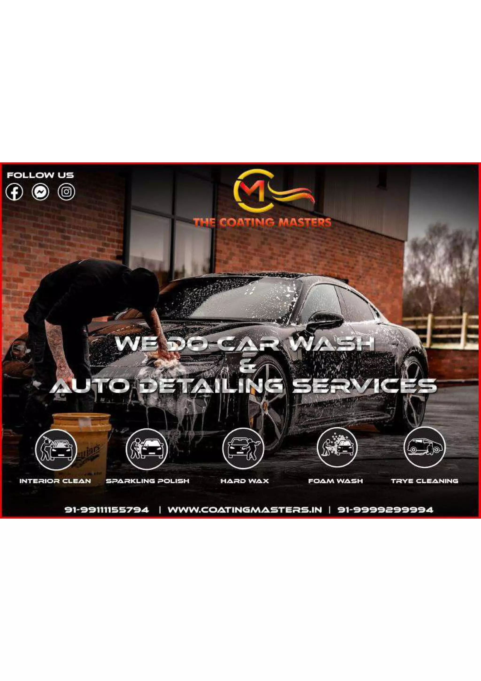 Car wash and auto detailing PDF