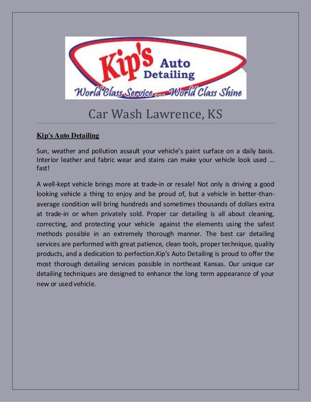 Car wash lawrence, ks