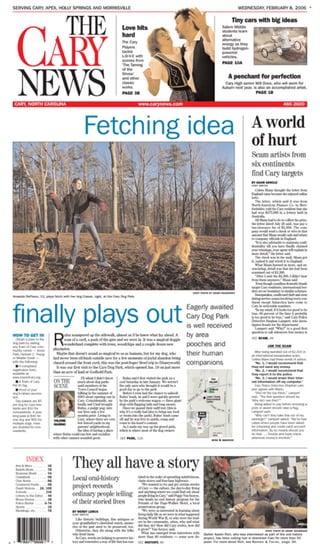 Cary News Layout and Design