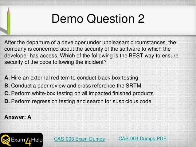 Valid CAS-003 Exam Dumps