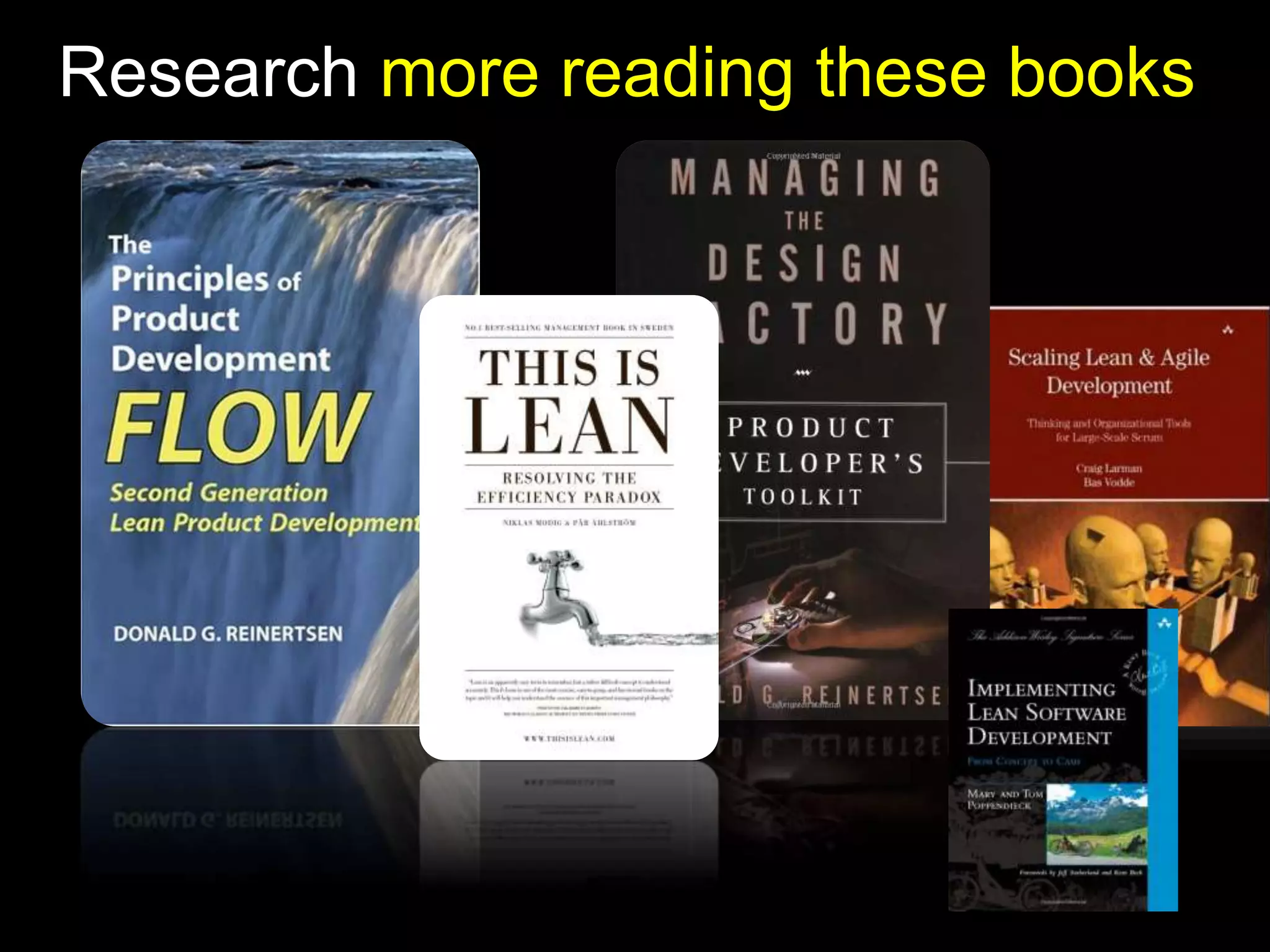 Research more reading these books 
 