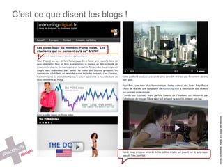 C’est ce que disent les blogs !  