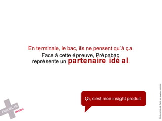 En terminale, le bac, ils ne pensent qu’à ça. Face à cette épreuve, Prépabac l représente un   partenaire idéal . Ça, c’est mon insight produit 