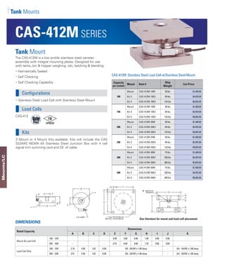 CAS Scale Load Cells and Weigh Modules | PDF