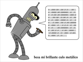 011000100110010101110011
          011000010010000001101101
          011010010010000001100010
          011100100110100101101100
          011011000110000101101110
          011101000110010100100000
          011000110111010101101100
          011011110010000001101101
          011001010111010011000011
          101000010110110001101001
          0110001101101111




besa mi brillante culo metálico
 