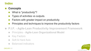 [en] Agile - Lean organization and Productivity Improvement Framework - v3.0