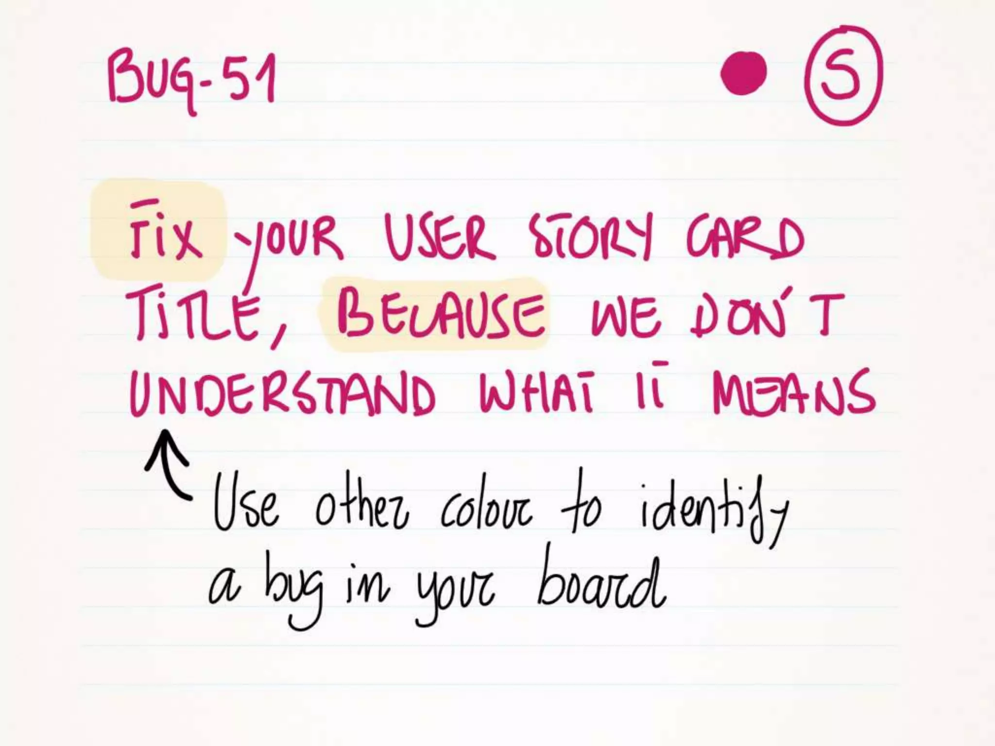 User Story Card Design