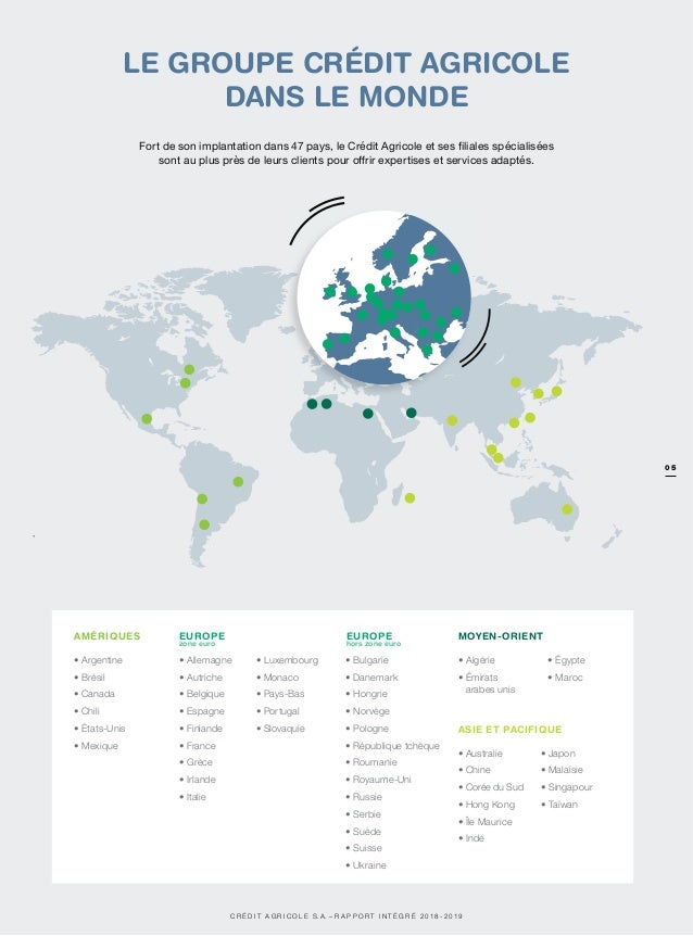 Rapport Integre 2018 2019 De Credit Agricole S A