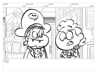 Scene
104
Duration
15:00
Panel
11
Duration
01:00
Dialog
I mean,
 