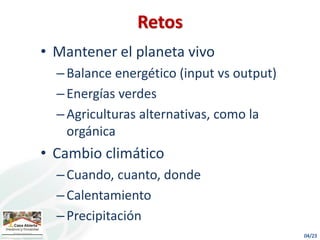 Casa abierta CIAT retos y oportunidades