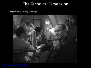 The Technical Dimension
       Exposition – Setting the Stage
        




http://youtu.be/ActId7BvIcw
 