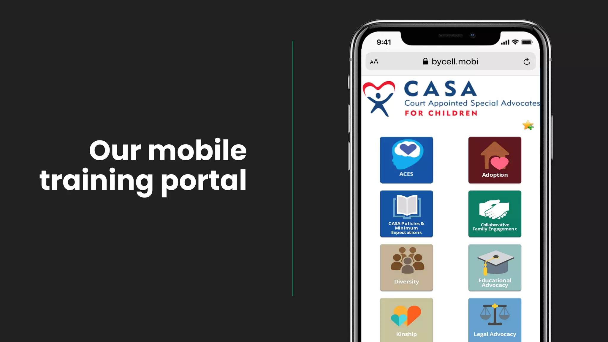Our mobile
training portal
 