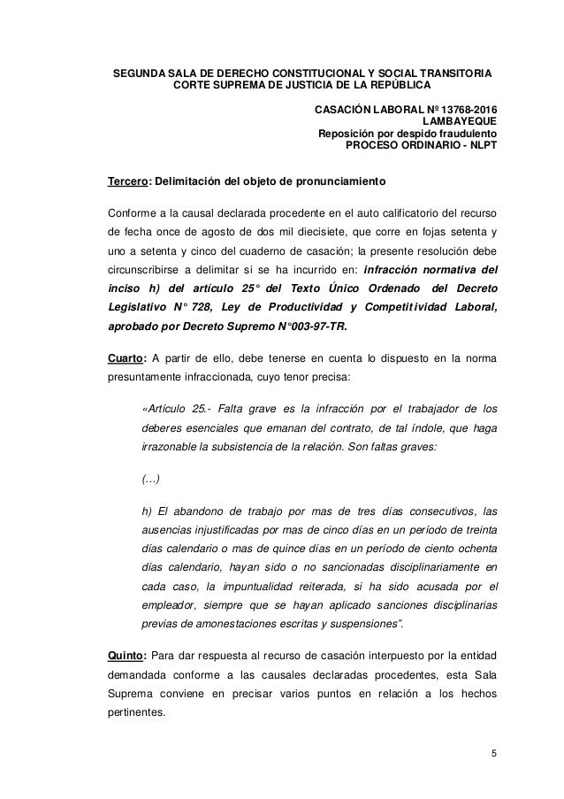 Amonestaciones y suspensiones por tardanzas justifican el 