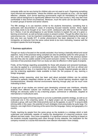 Digital Inclusion: Best practices from eLearning