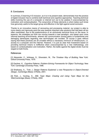 Digital Inclusion: Best practices from eLearning