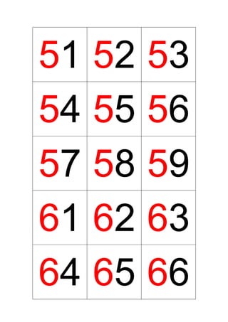 51 52 53
54 55 56
57 58 59
61 62 63
64 65 66
 