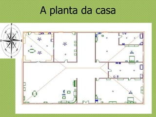 A planta da casa
 