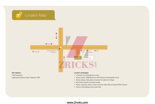 Location Map
Location advantages
• 10 Minutes from Sholinganallur junction
• Nearby schools: PSBB Millennium, BVM Global and Hiranandhani school
• Nearby colleges: Sathyabama University, Md. Satak Arts College
• Near Global Hospital and Apollo Hospital
• Nearby corporates: Infosys, Polaris, Accenture, Wipro SEZ and before SIPCOT, Siruseri
• Closer to AGS Multiplex and Junction Mall
Site address :
Casa Grande Elan
Jagannathan Meadows Road, Thalambur, OMR
www.Zricks.com
 