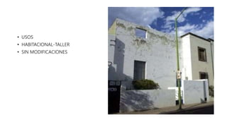 • USOS
• HABITACIONAL-TALLER
• SIN MODIFICACIONES
 