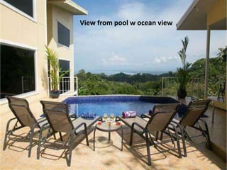 View from pool w ocean view
 