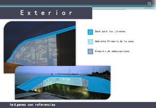 15




Deck para los jóvenes


Ambiente Primario de la casa


Almacén de embarcaciones
 