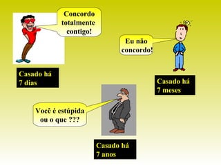 Casado há 7 dias Concordo totalmente  contigo! Casado há 7 meses Eu não concordo! Casado há 7 anos Você é estúpida ou o que ??? 