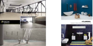 Excellence in vitreous china & fine fire clay sanitary ware
a dedicated trademark of unglazed porcelain stoneware
 