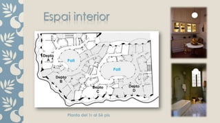Espai interior
Planta del 1r al 5è pis
Pati
Pati
 