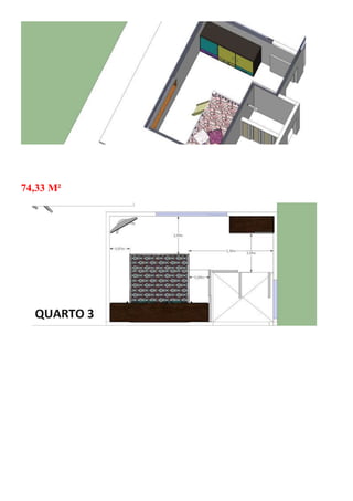 74,33 M²
 