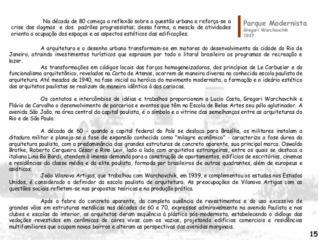 Projeto de Restauração da Casa Modernista-SP