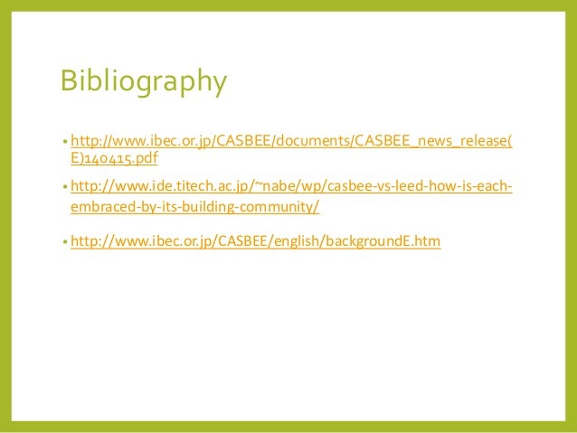 Casbee Certification Japan