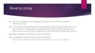 Cloud Access Security Brokers - CASB | PPTX