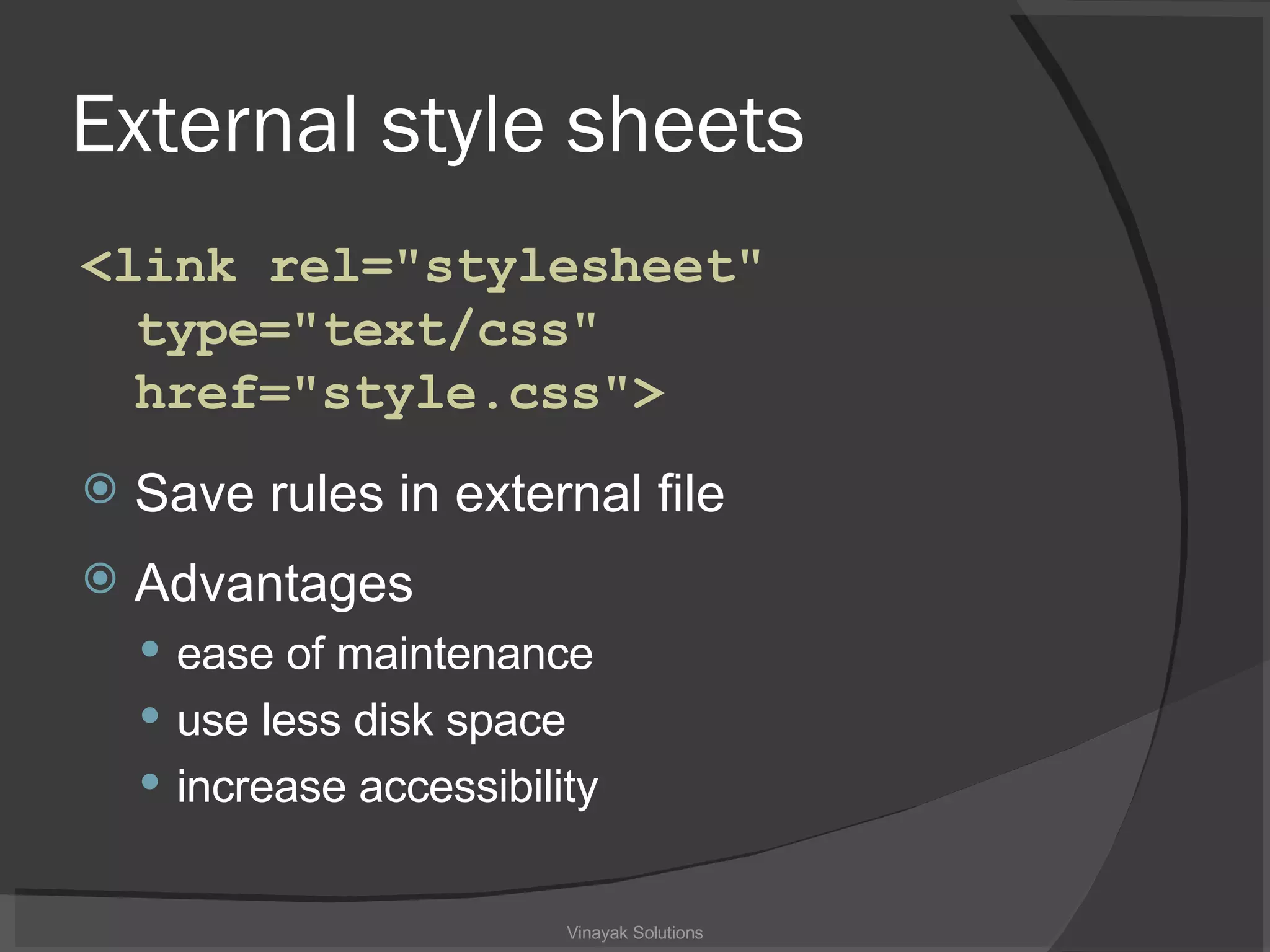 Cascading Style Sheet | PPT