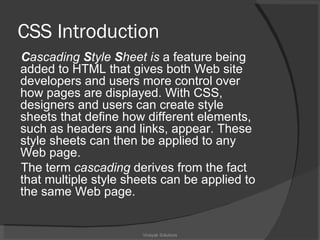 Cascading Style Sheet | PPT