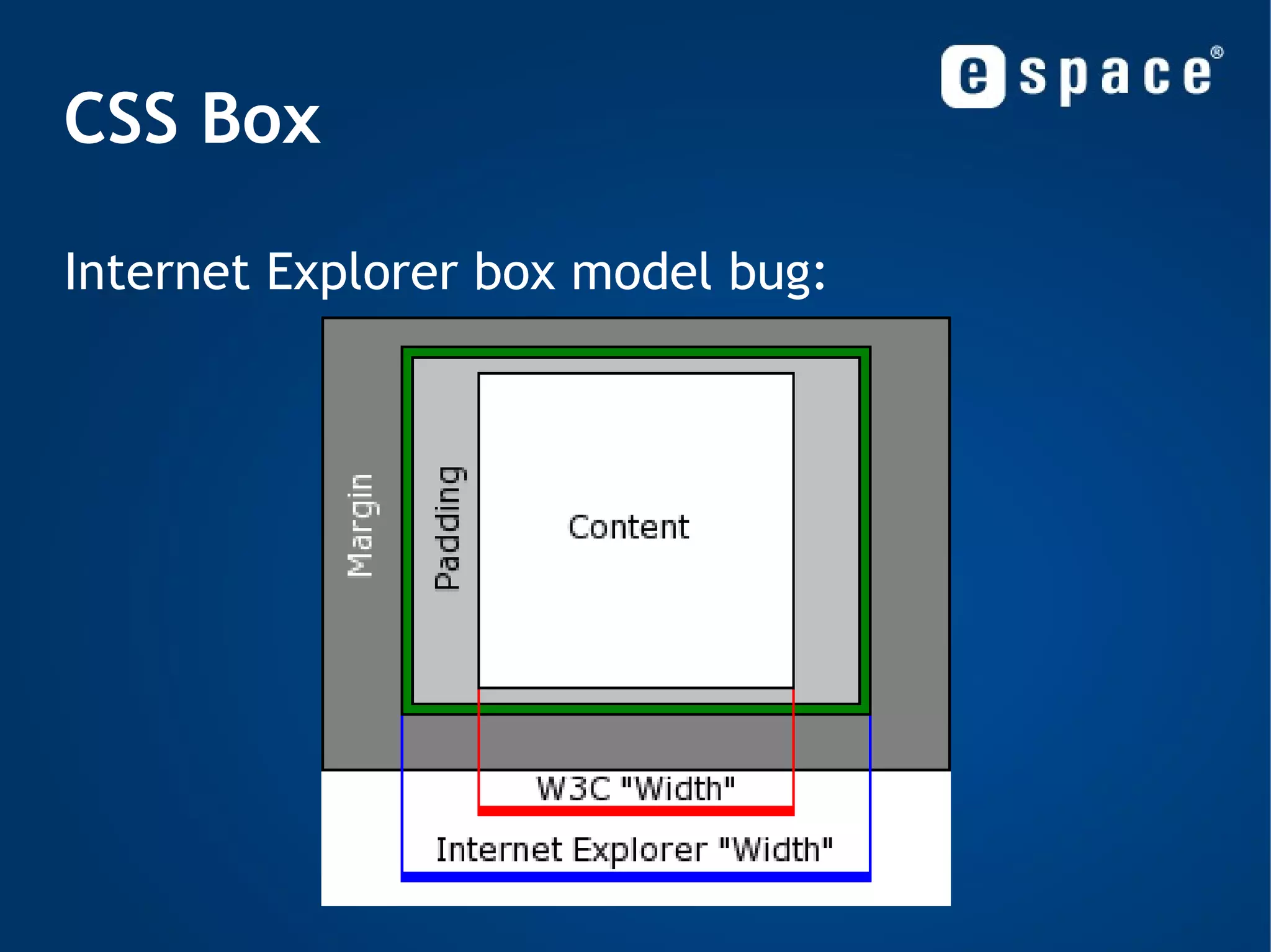 The Cascade Importance and origins priorities (low to high): 1. User agent declarations 2. Normal declarations in user style sheets 3. Normal declarations in author style sheets 4. Important declarations in author style sheets 5. Important declarations in user style sheets 