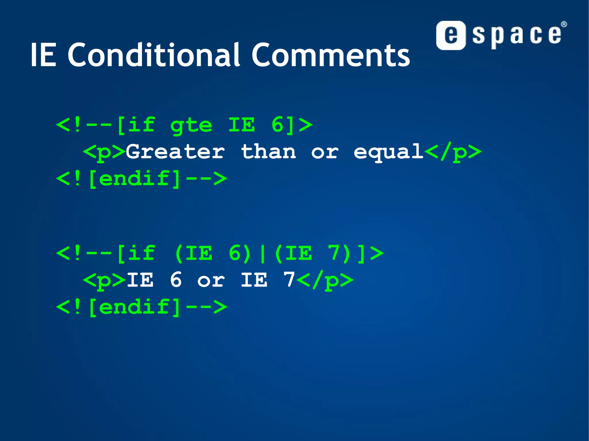 Browser Work 1) Parsing: The browser reads the markup and builds a document object model (DOM) tree of nodes. 