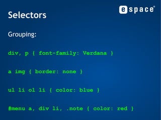 Accessibility to different users with different devices.  