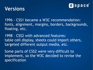 Presentation: How the content will appear to a human through a web browser, text reader, etc. 