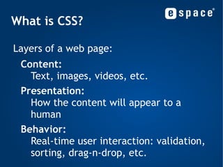 Cascading Style Sheets - Part 02 | ODP