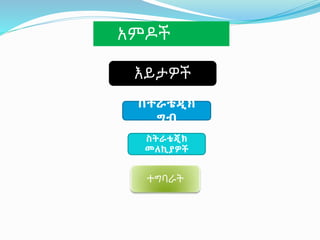 አምዶች
እይታዎች
ስትራቴጂክ
ግብ
ስትራቴጂክ
መለኪያዎች
ተግባራት
 