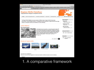 1. A comparative framework
 