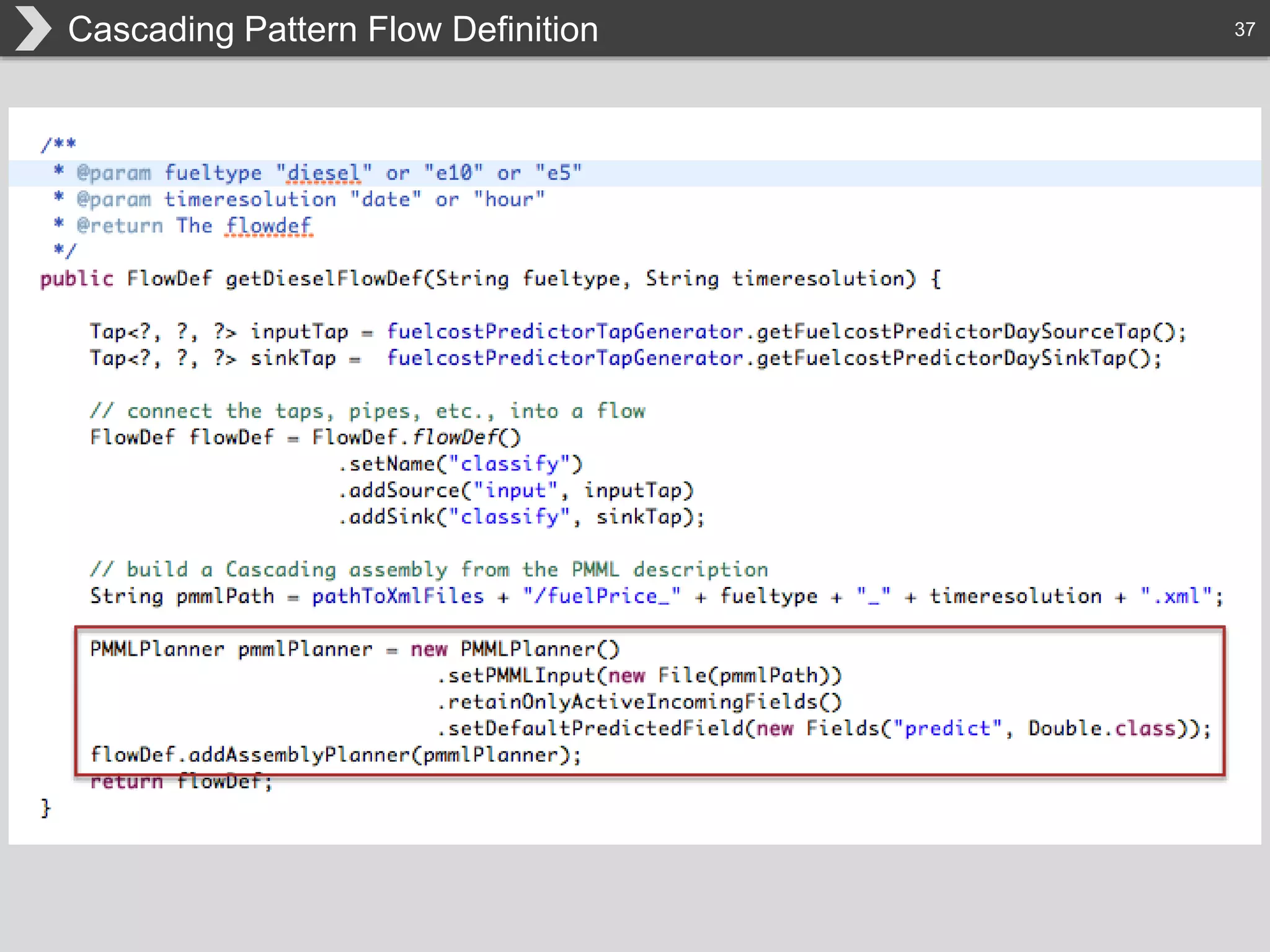 37Cascading Pattern Flow Definition
 