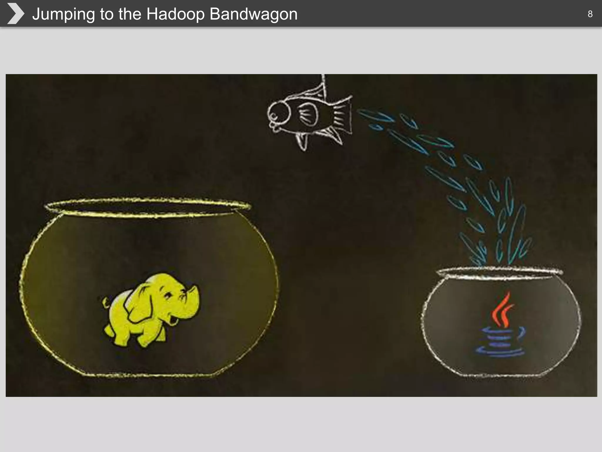 8Jumping to the Hadoop Bandwagon
 