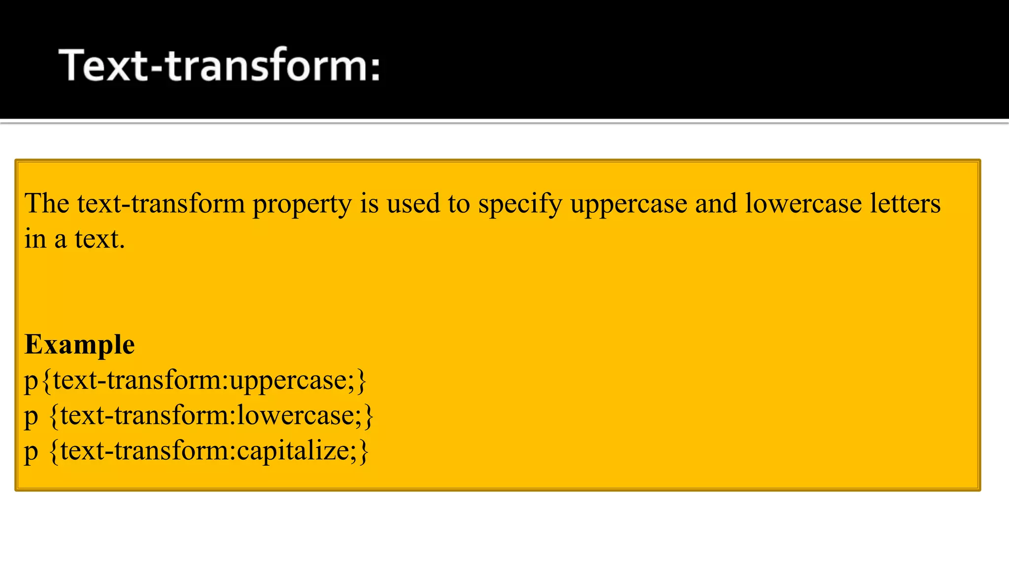 Cascading style sheet | PPT