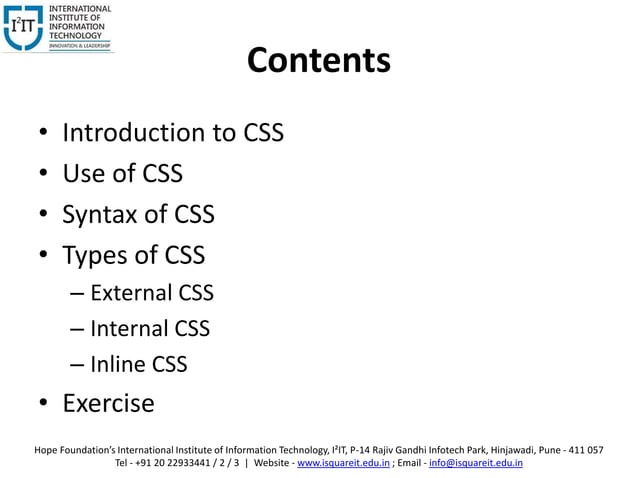 What Is Cascading Style Sheet? | PPT