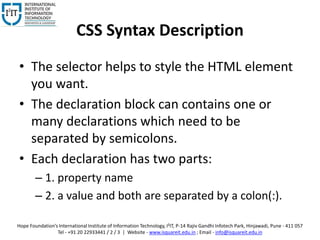 What Is Cascading Style Sheet? | PPTX