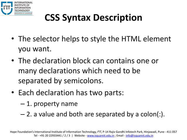 What Is Cascading Style Sheet? | PPT